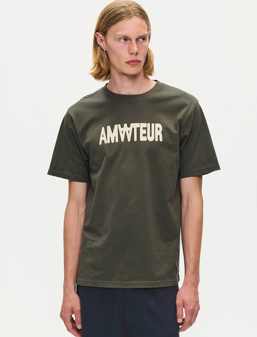 WOOD WOOD - WWAce amateur tee 25537 - lühikeste varrukatega t-särgid - deep depths - 0