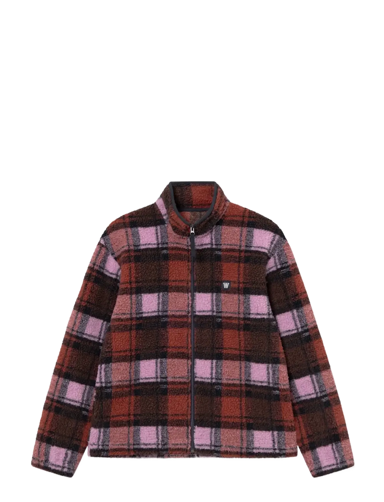 WOOD WOOD - WWMitchel zipper 25522 - rosewood check - 1