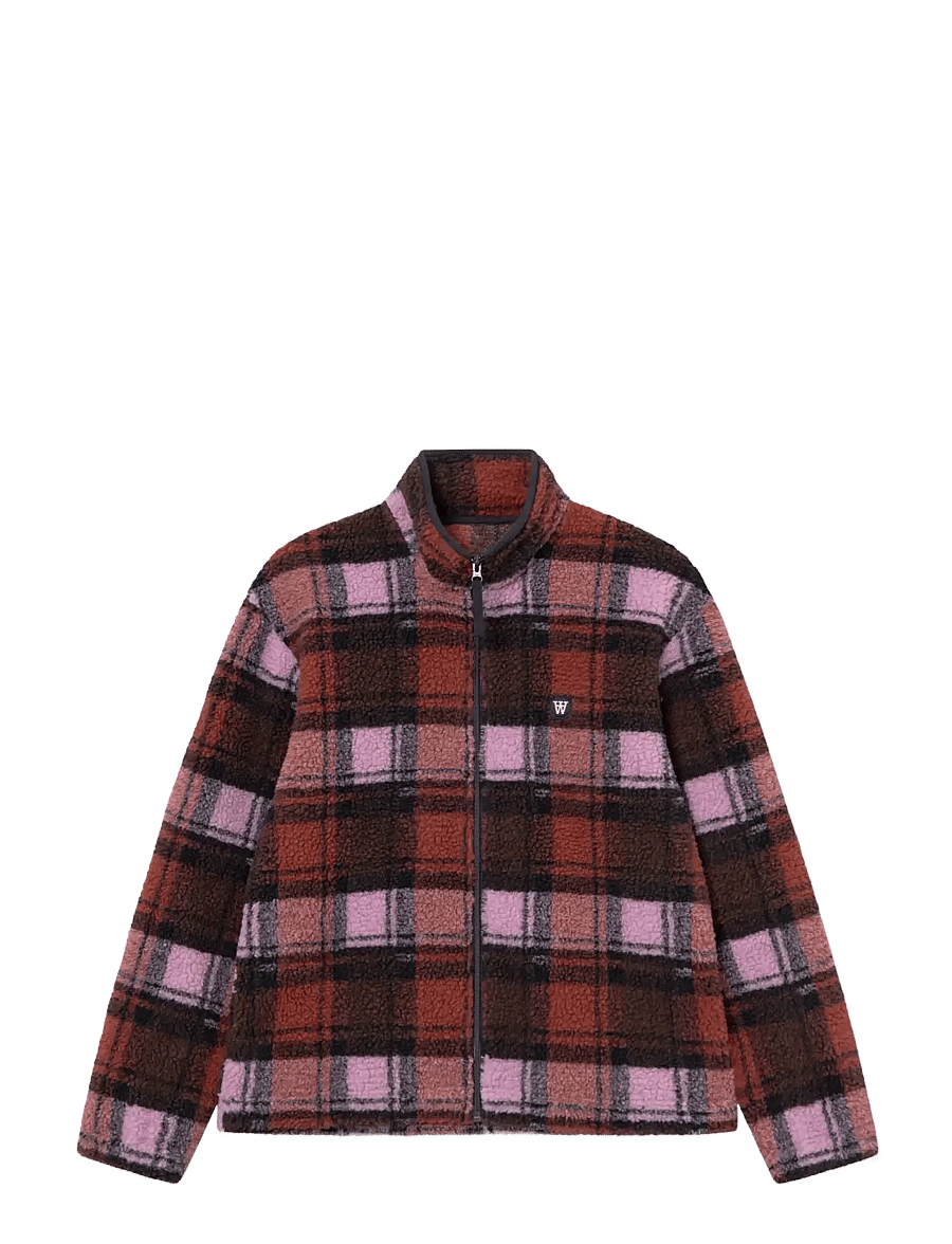 WOOD WOOD - WWMitchel zipper 25522 - rosewood check - 1