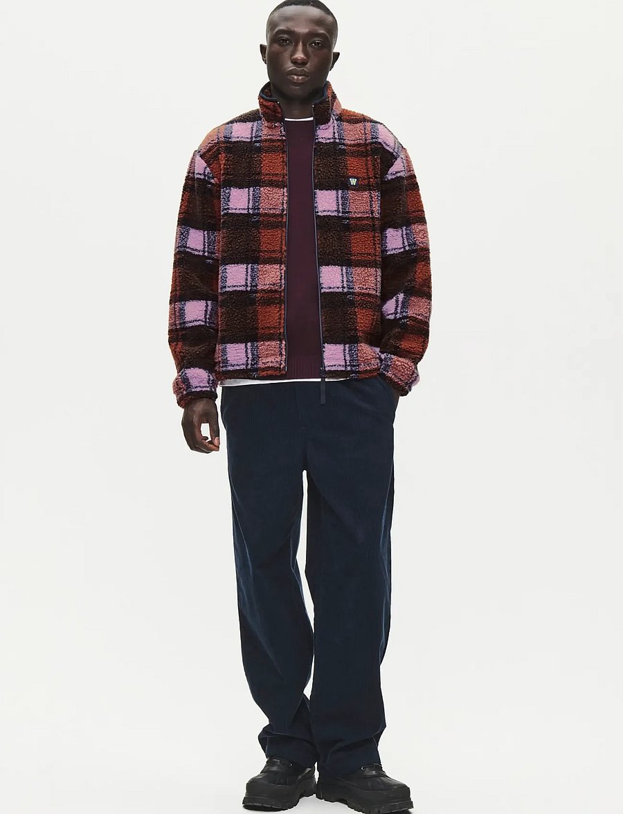 WOOD WOOD - WWMitchel zipper 25522 - rosewood check - 2