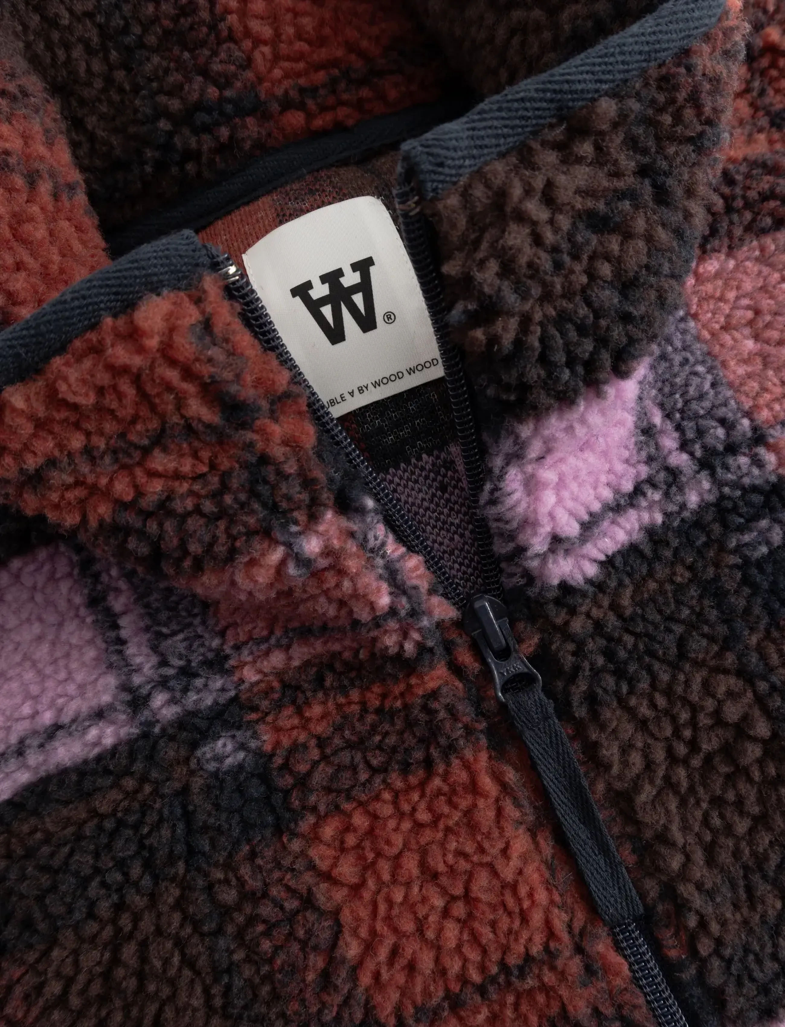 WOOD WOOD - WWMitchel zipper 25522 - rosewood check - 5