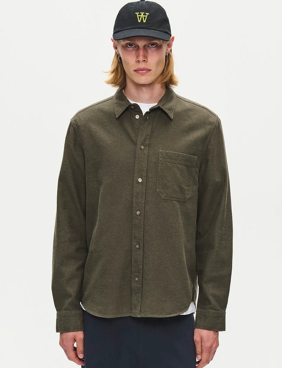 WOOD WOOD - WWAdrian shirt 25509 - brindle - 0