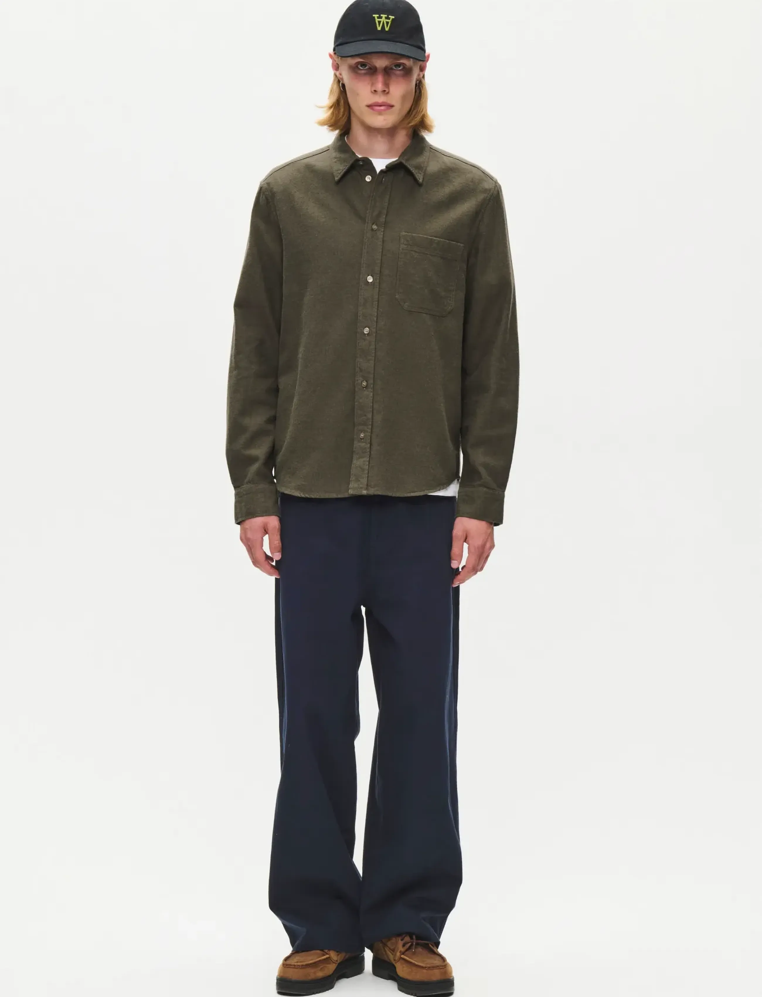 WOOD WOOD - WWAdrian shirt 25509 - brindle - 2
