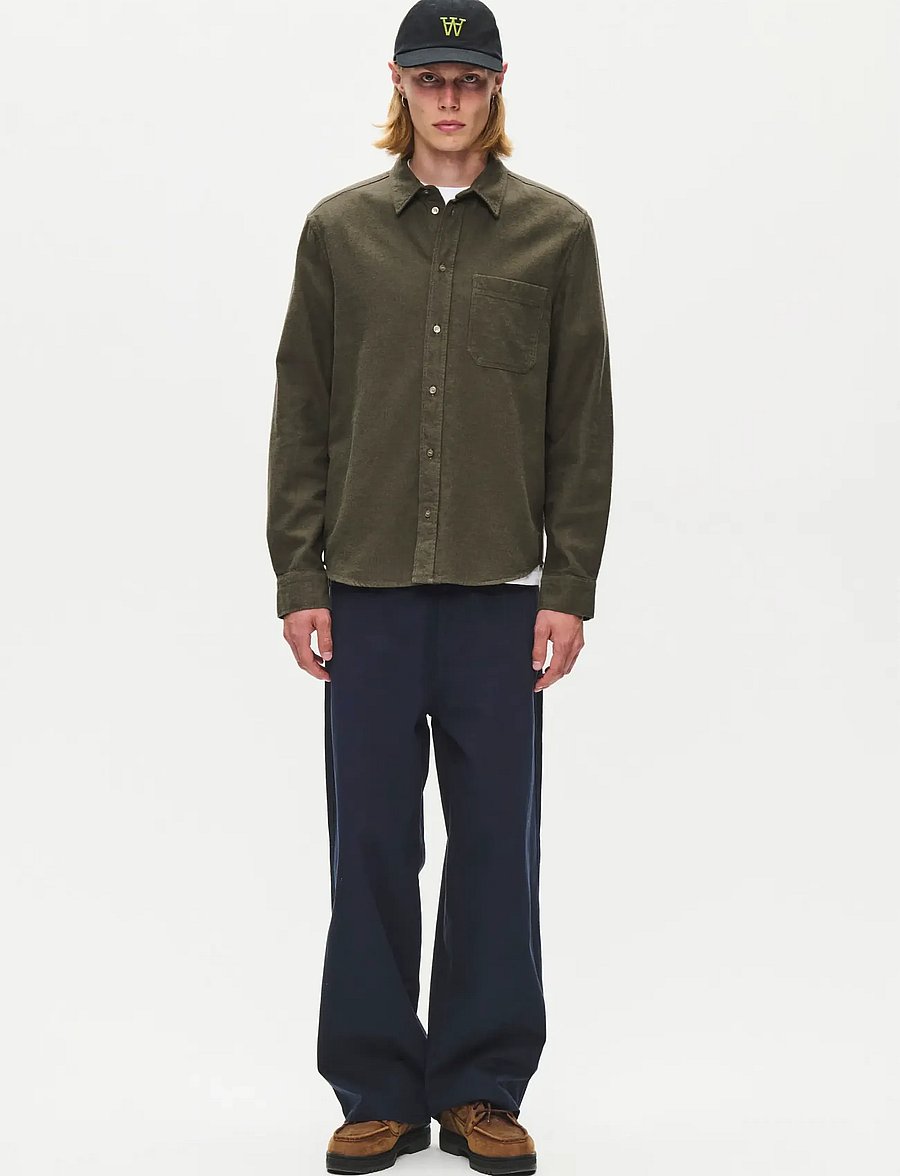 WOOD WOOD - WWAdrian shirt 25509 - brindle - 2