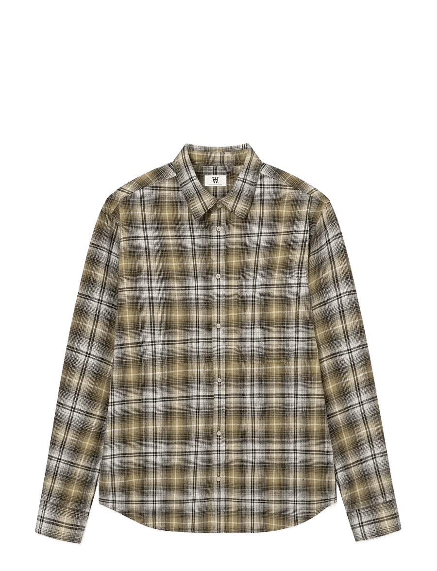 WOOD WOOD - WWCooper shirt 25511 - silver birch multi check - 1