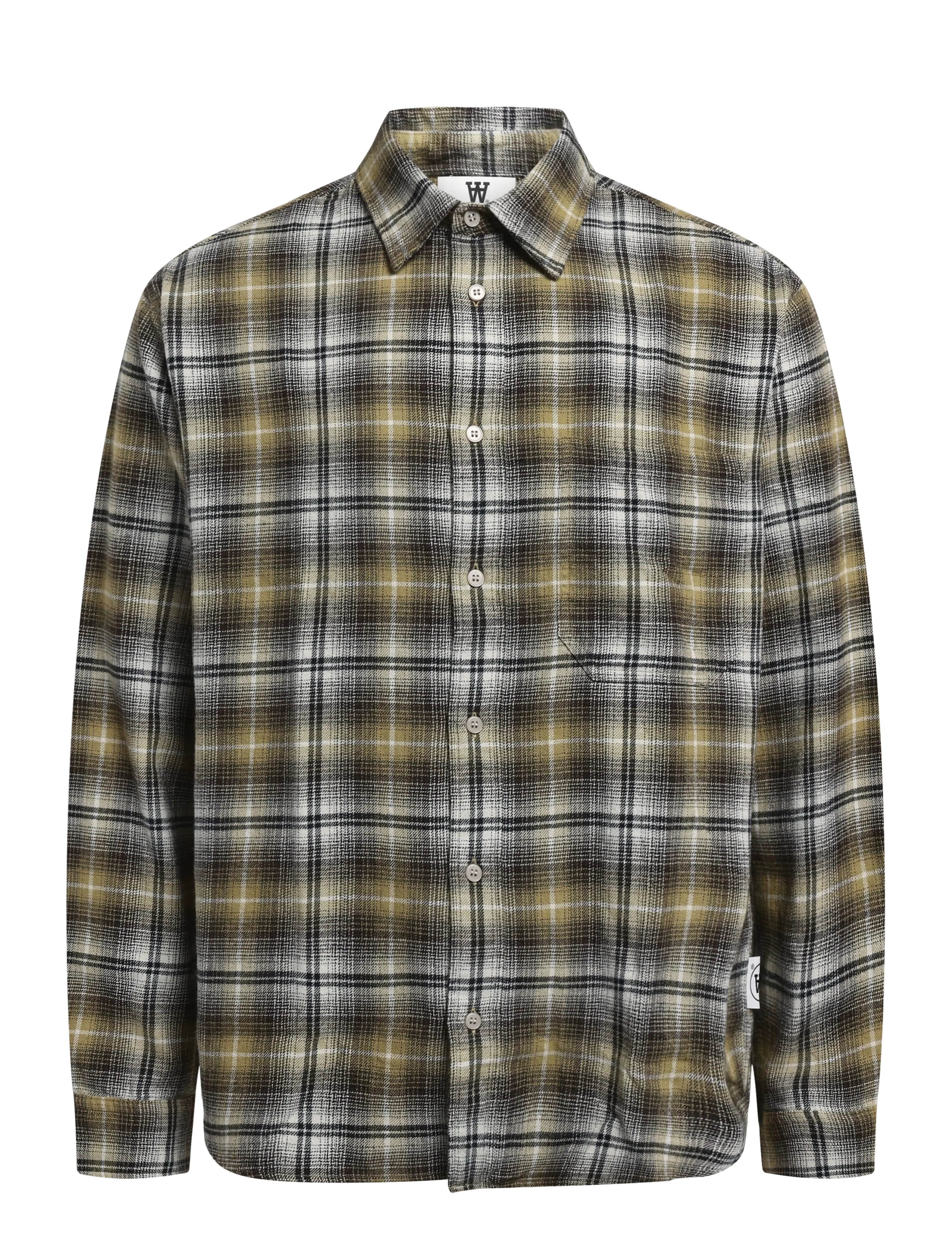 WOOD WOOD - WWCooper shirt 25511 - ruudulised särgid - silver birch multi check - 1