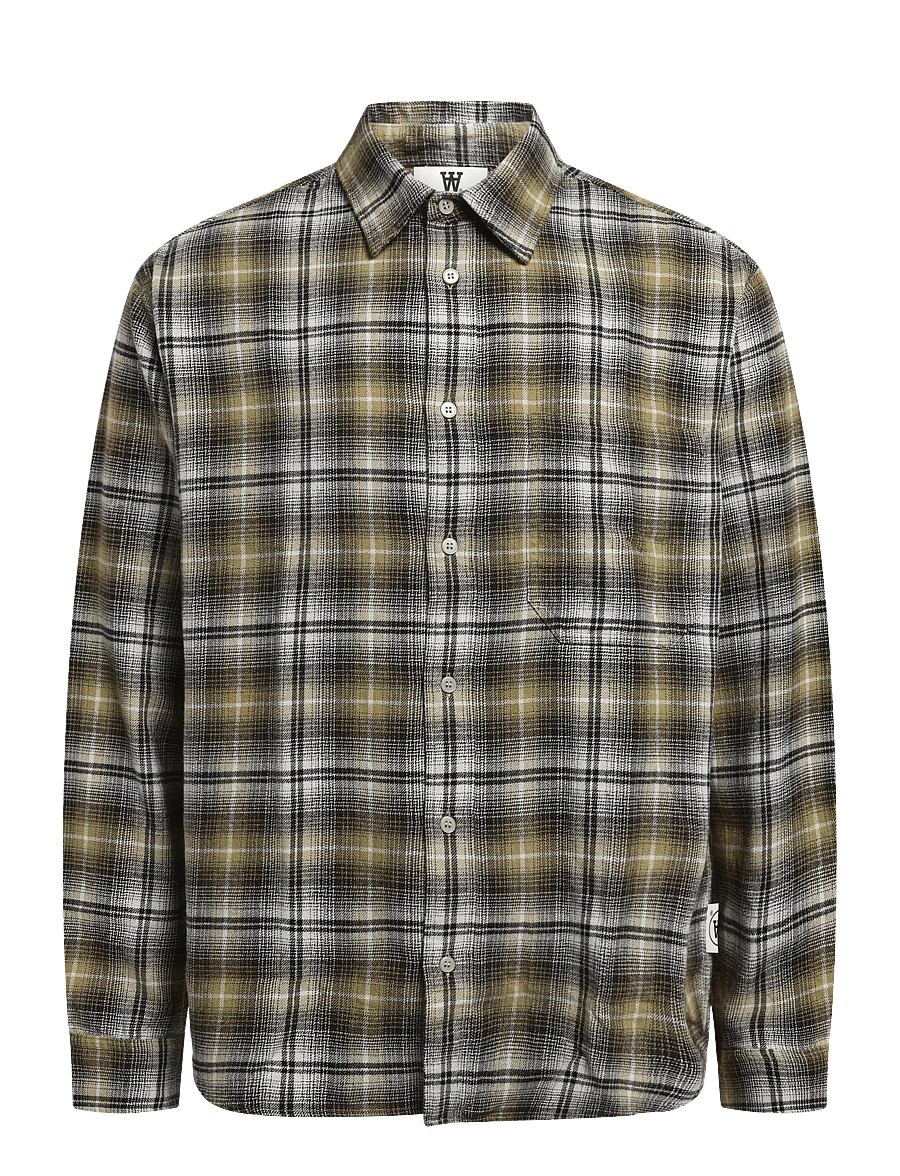 WOOD WOOD - WWCooper shirt 25511 - ruudulised särgid - silver birch multi check - 1