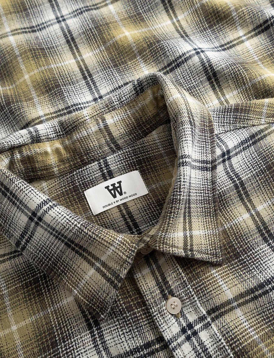 WOOD WOOD - WWCooper shirt 25511 - silver birch multi check - 5