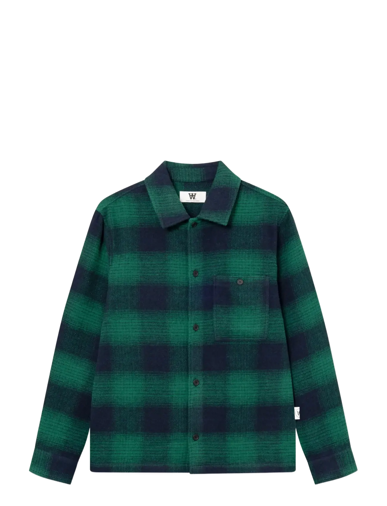WOOD WOOD WWClay overshirt 25520 - WOOD WOOD - LUSH MEADOW CHECK / green