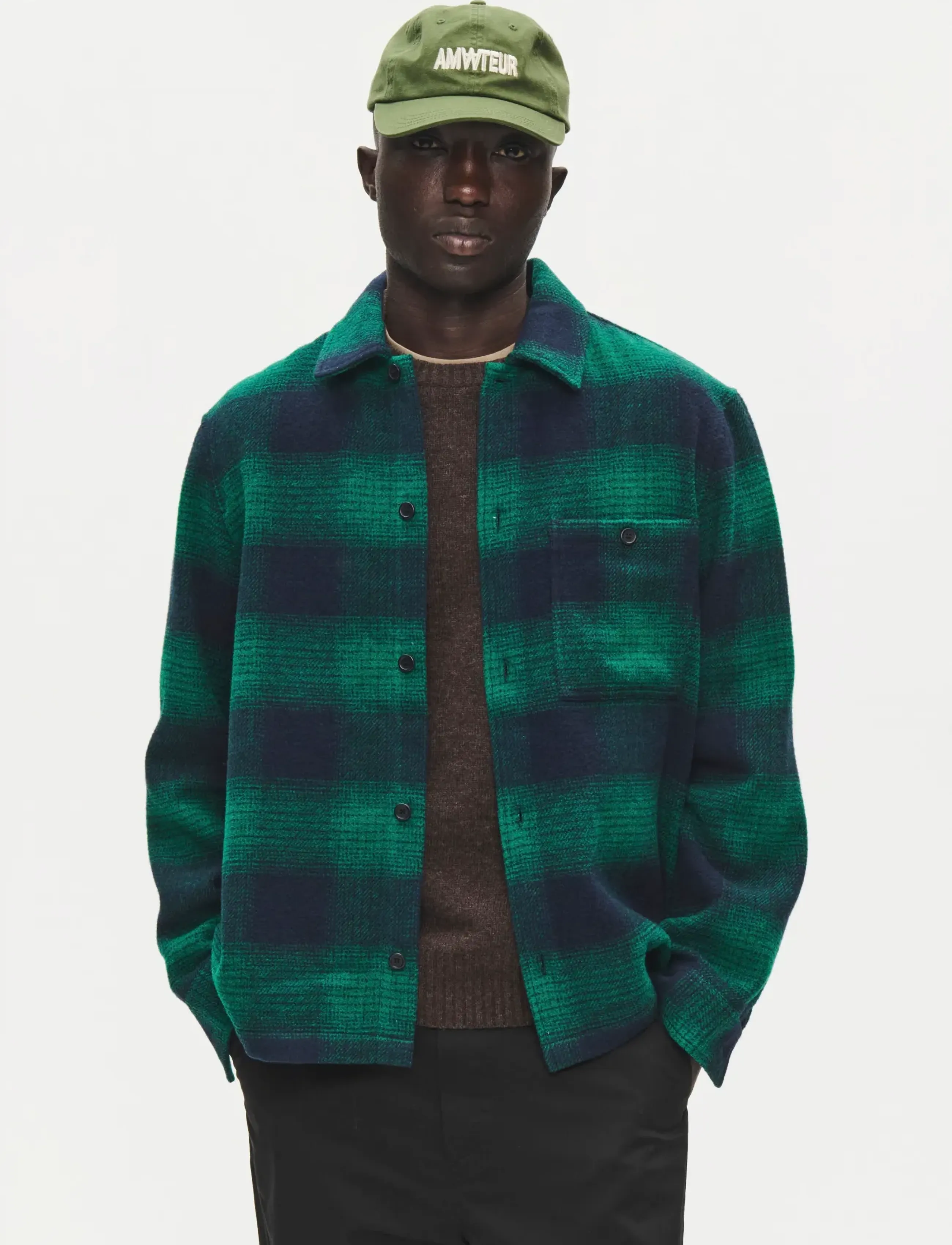 WOOD WOOD - WWClay overshirt 25520 - lush meadow check - 0