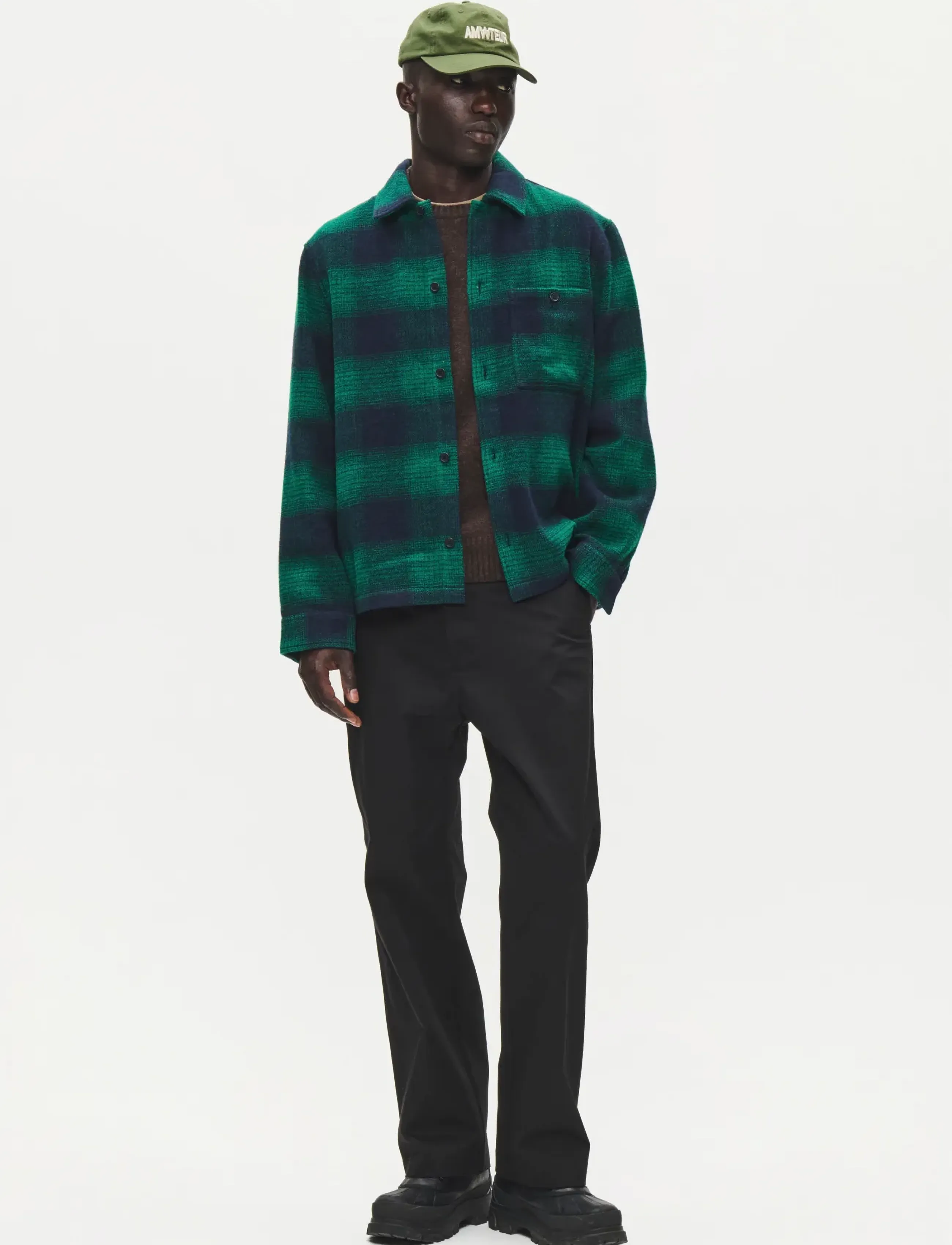 WOOD WOOD - WWClay overshirt 25520 - lush meadow check - 2