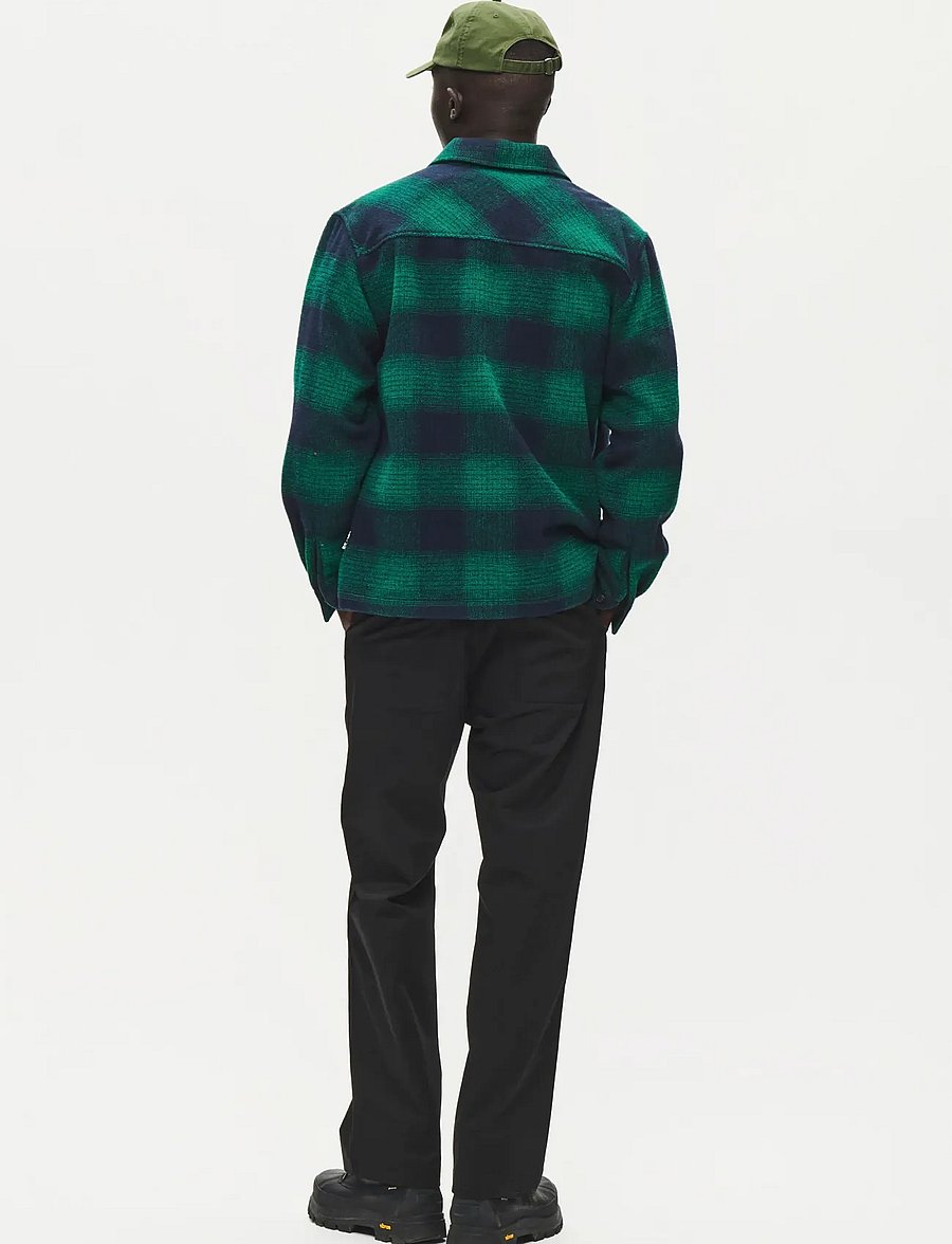 WOOD WOOD - WWClay overshirt 25520 - lush meadow check - 3