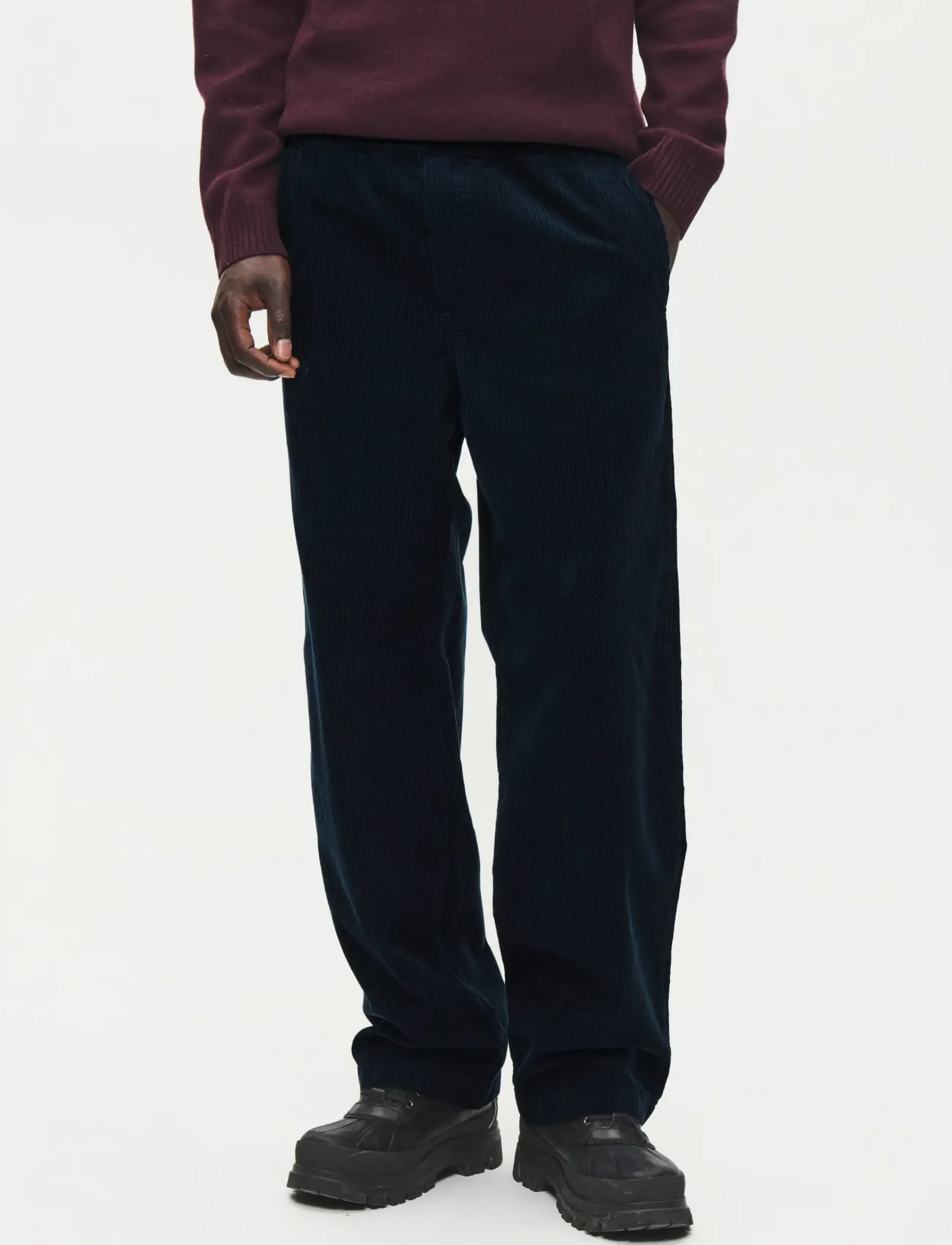WOOD WOOD WWLax trousers 25518 - Hosen - SALUTE / navy