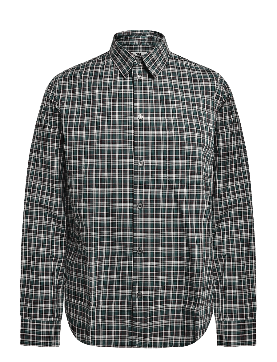 WOOD WOOD - WWAdrian ch shirt 25444 - rutiga skjortor - fudge check - 1
