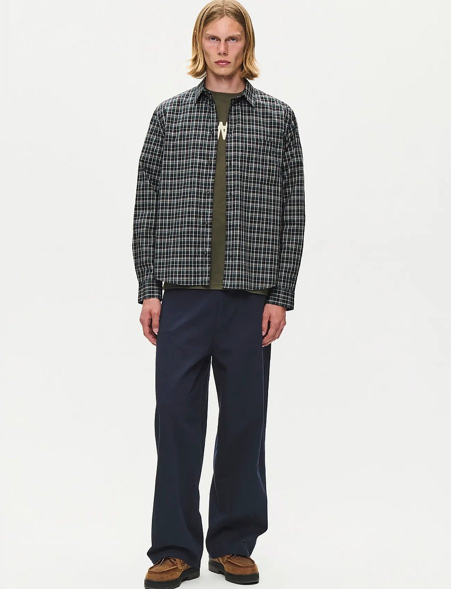 WOOD WOOD - WWAdrian ch shirt 25444 - rutiga skjortor - fudge check - 2