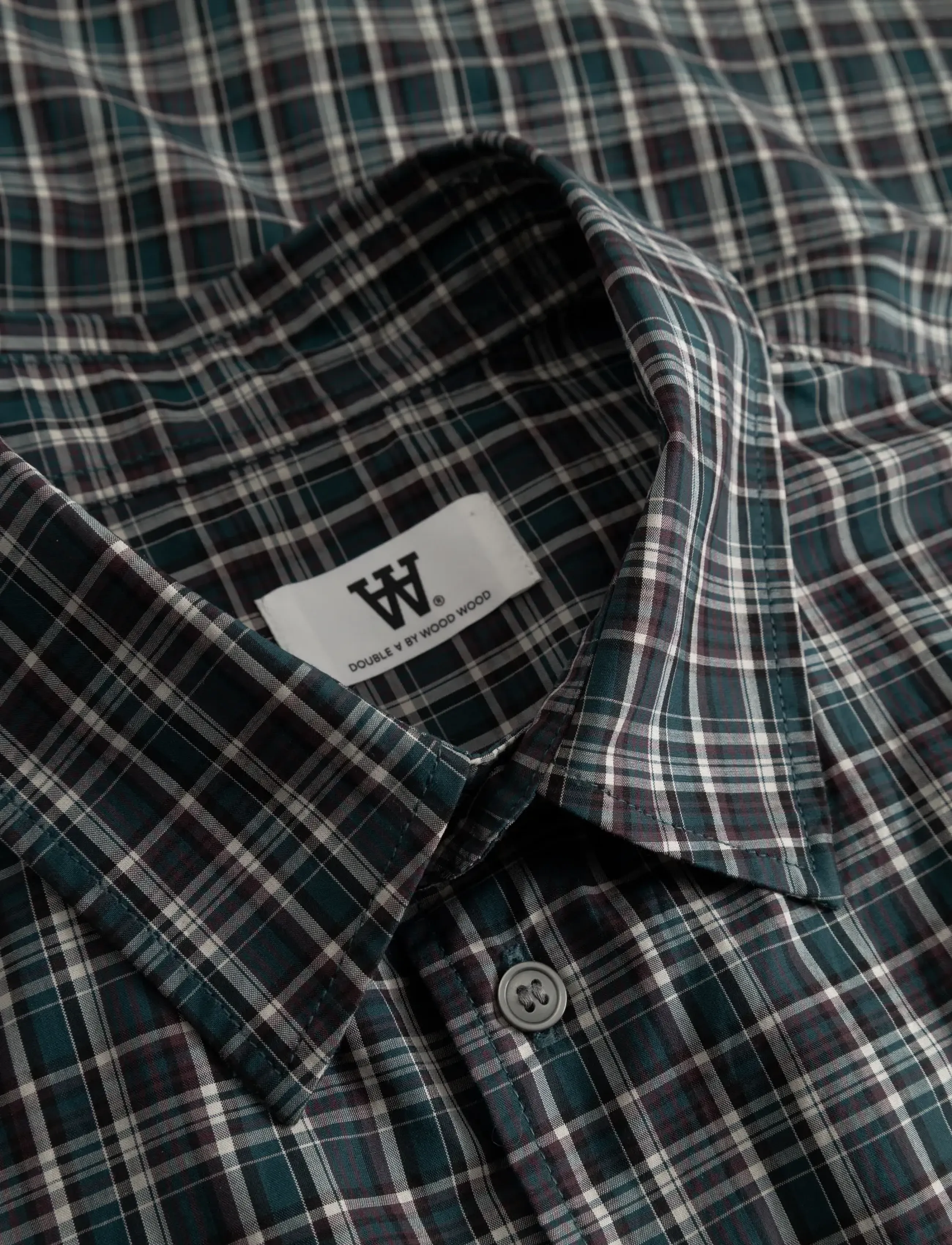 WOOD WOOD - WWAdrian ch shirt 25444 - fudge check - 5