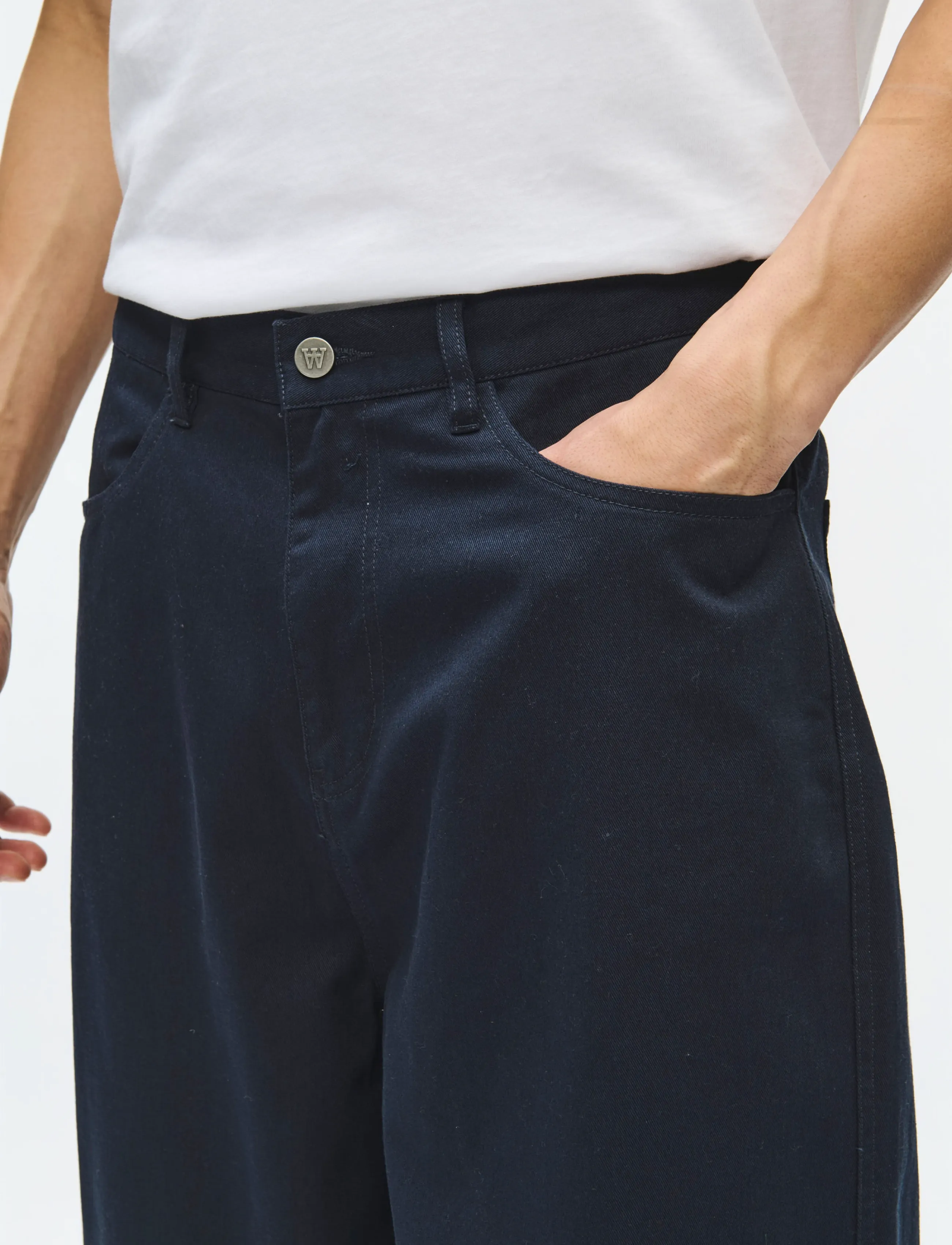 WOOD WOOD Wwharald Trousers 25461 casual byxor herr – bild 2