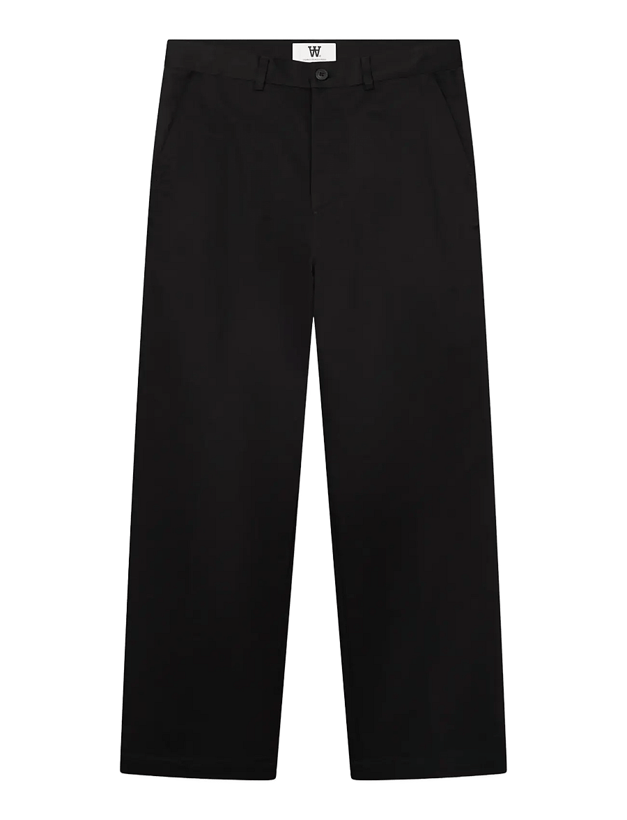 WOOD WOOD - WWMaison trousers 25462 - freizeithosen - black - 1