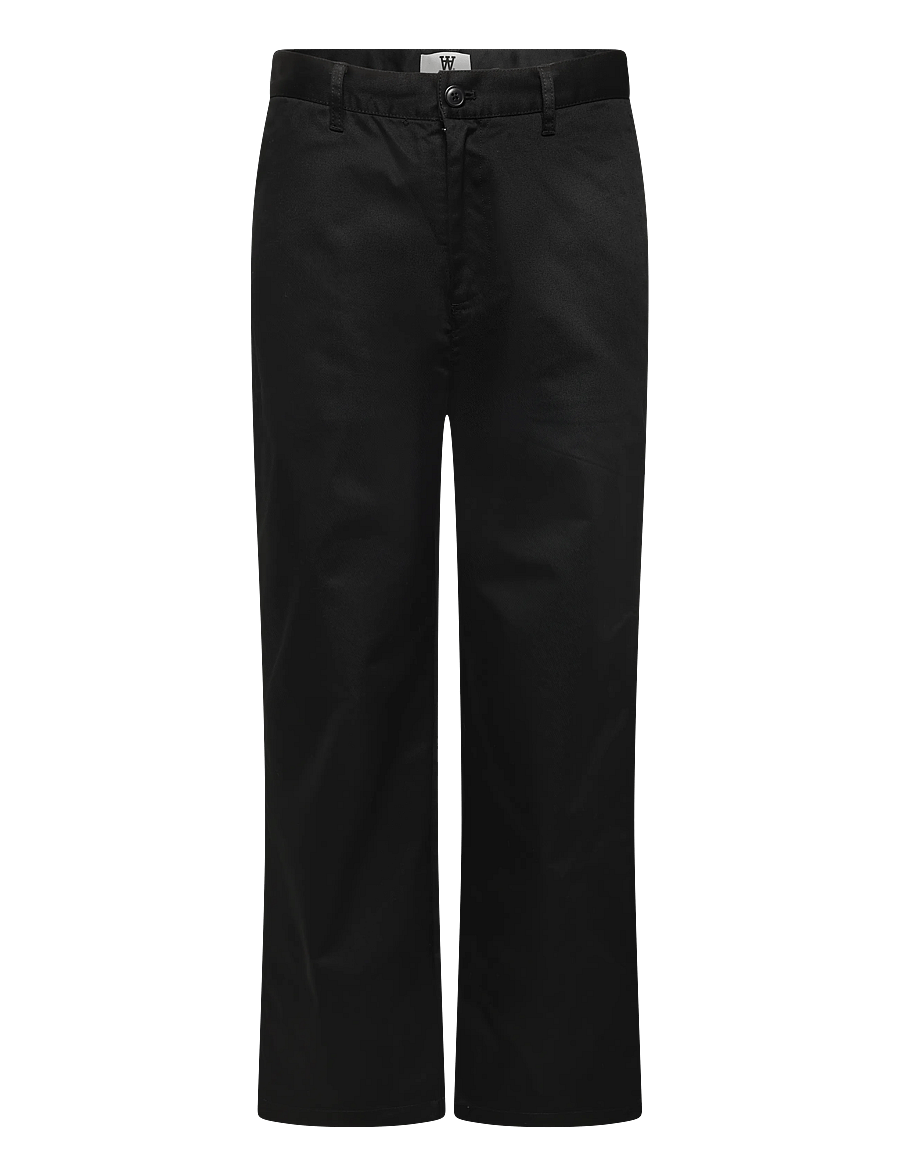 WOOD WOOD - WWMaison trousers 25462 - vabaajapüksid - black - 1