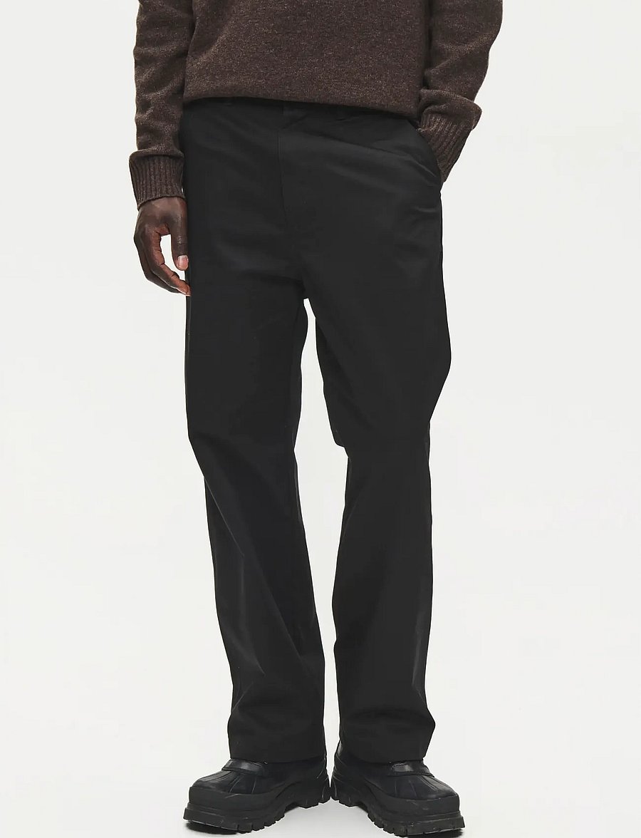 WOOD WOOD - WWMaison trousers 25462 - freizeithosen - black - 0