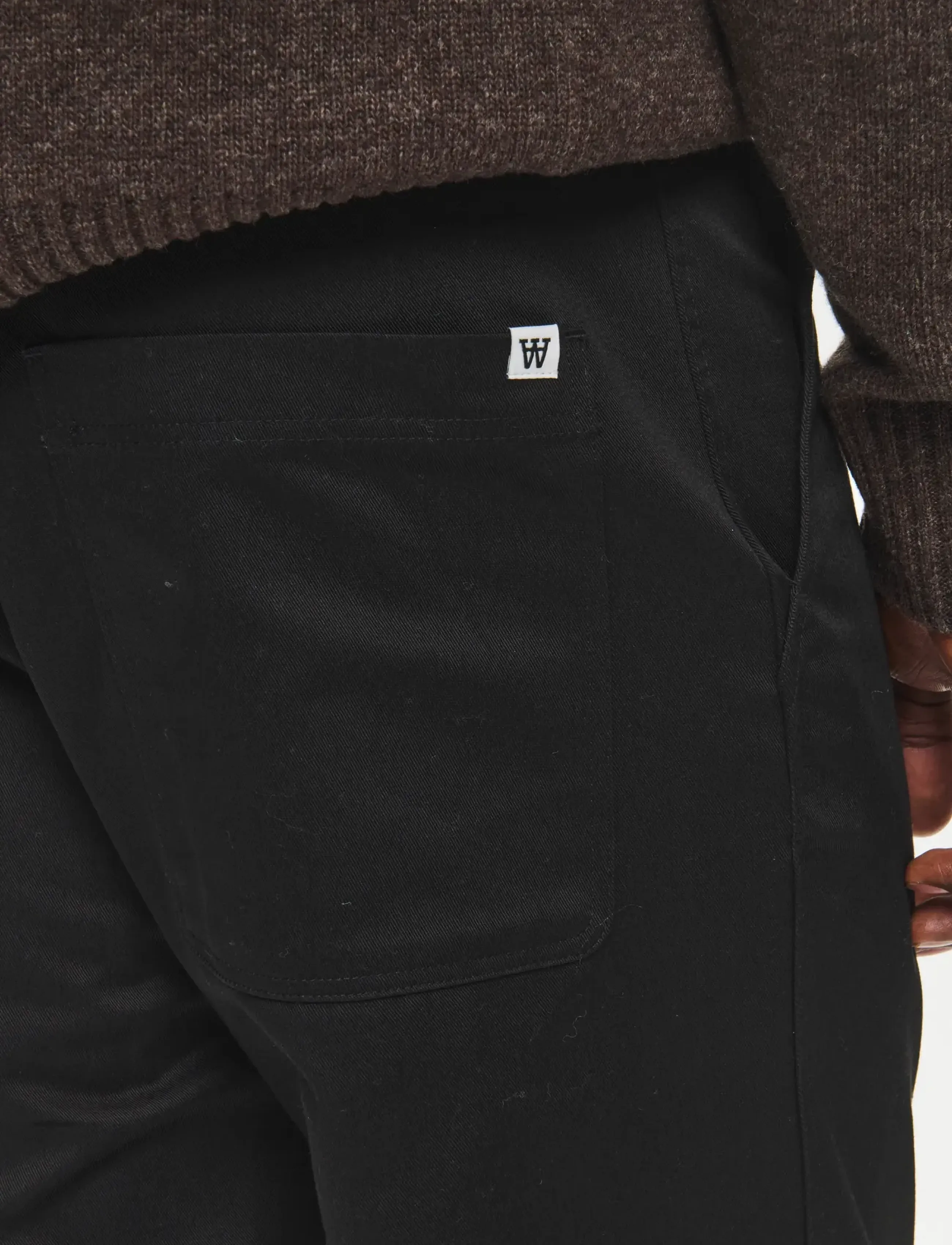 WOOD WOOD - WWMaison trousers 25462 - freizeithosen - black - 4