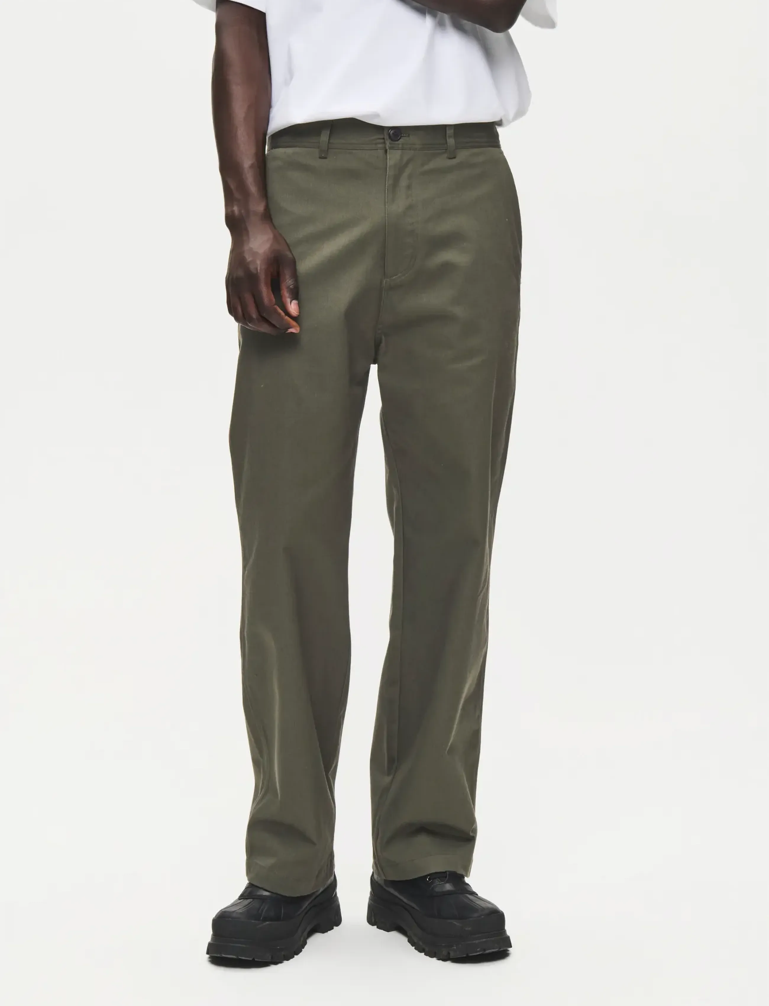 WOOD WOOD WWMaison trousers 25462 - Casual byxor - DEEP DEPTHS / khaki/green