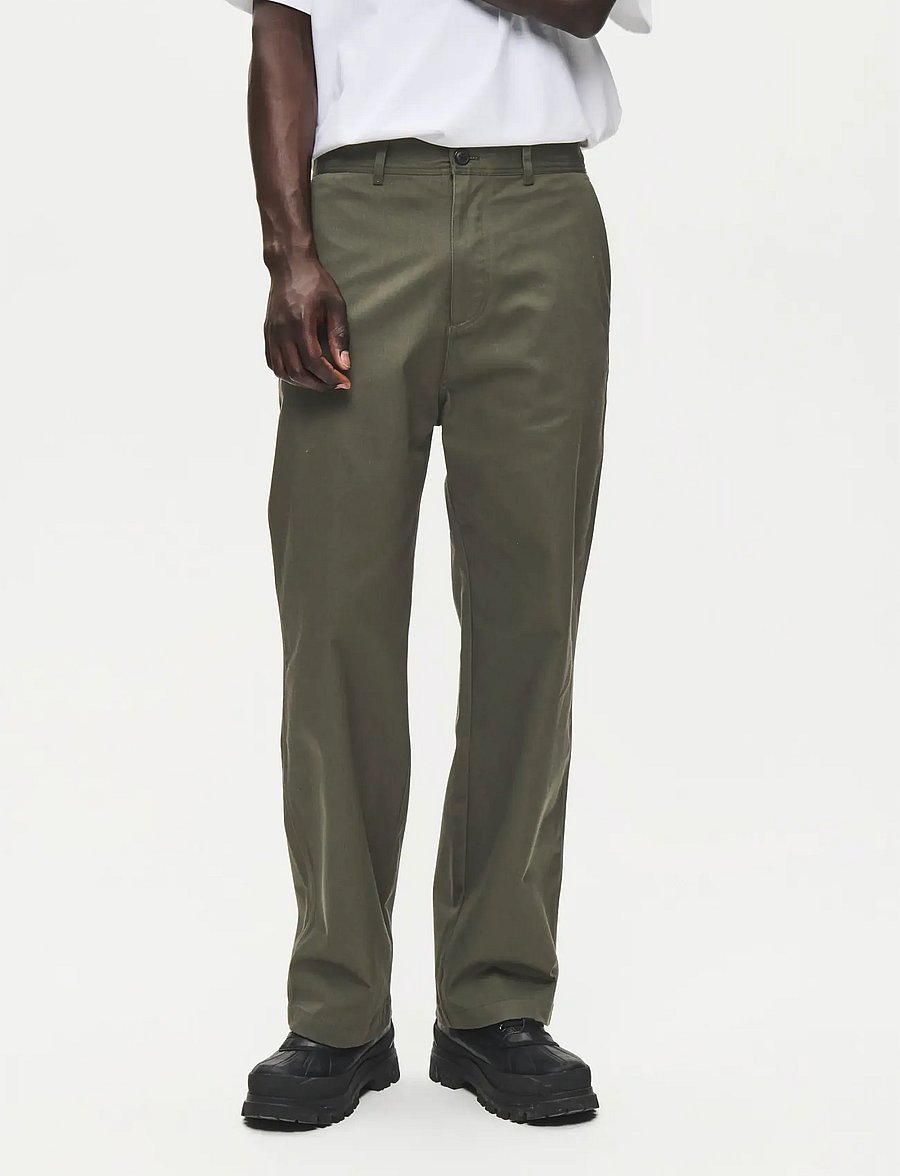 WOOD WOOD - WWMaison trousers 25462 - casual byxor - deep depths - 0