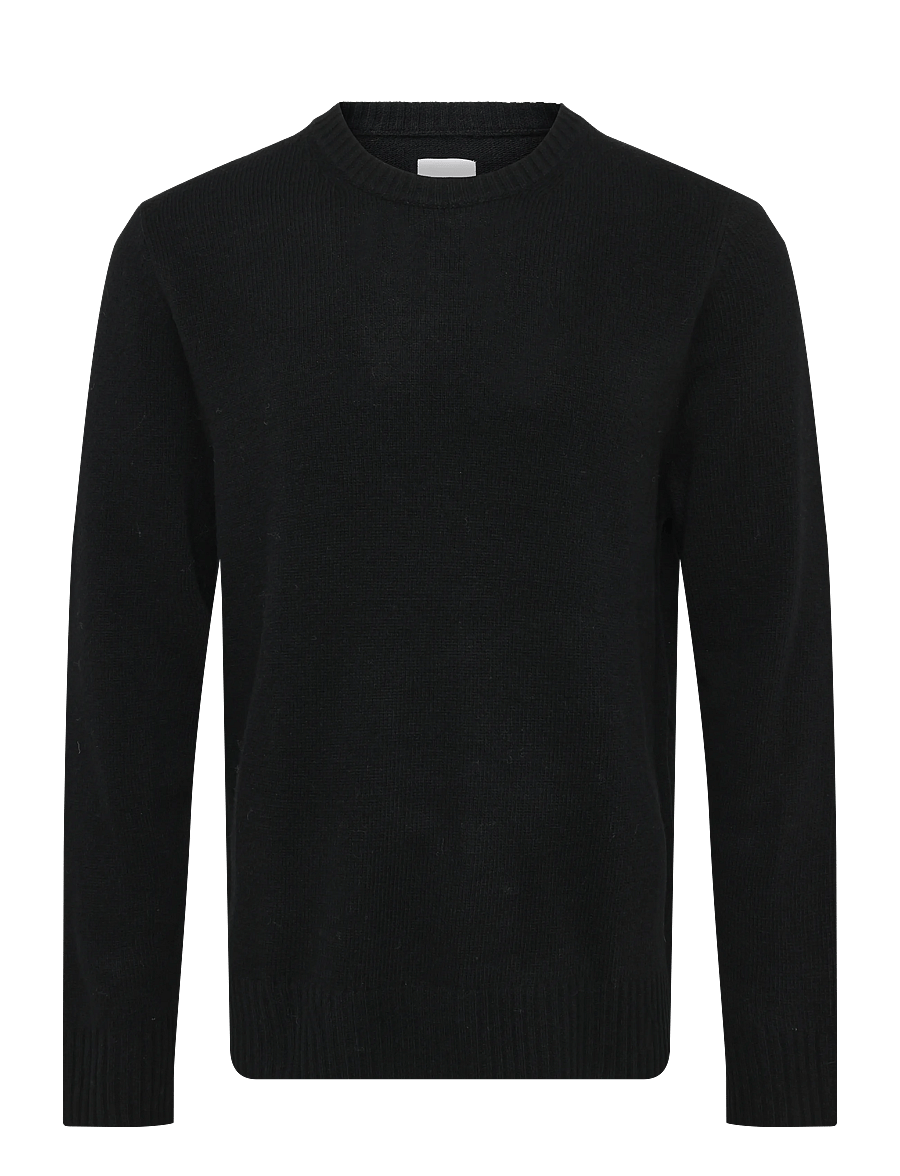 WOOD WOOD - WWTal crew neck 25590 - Ümara kaelusega - black - 1