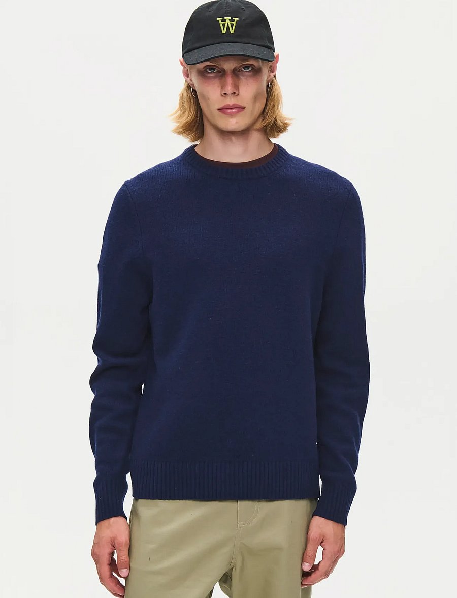 WOOD WOOD - WWTal crew neck 25590 - outer space - 0