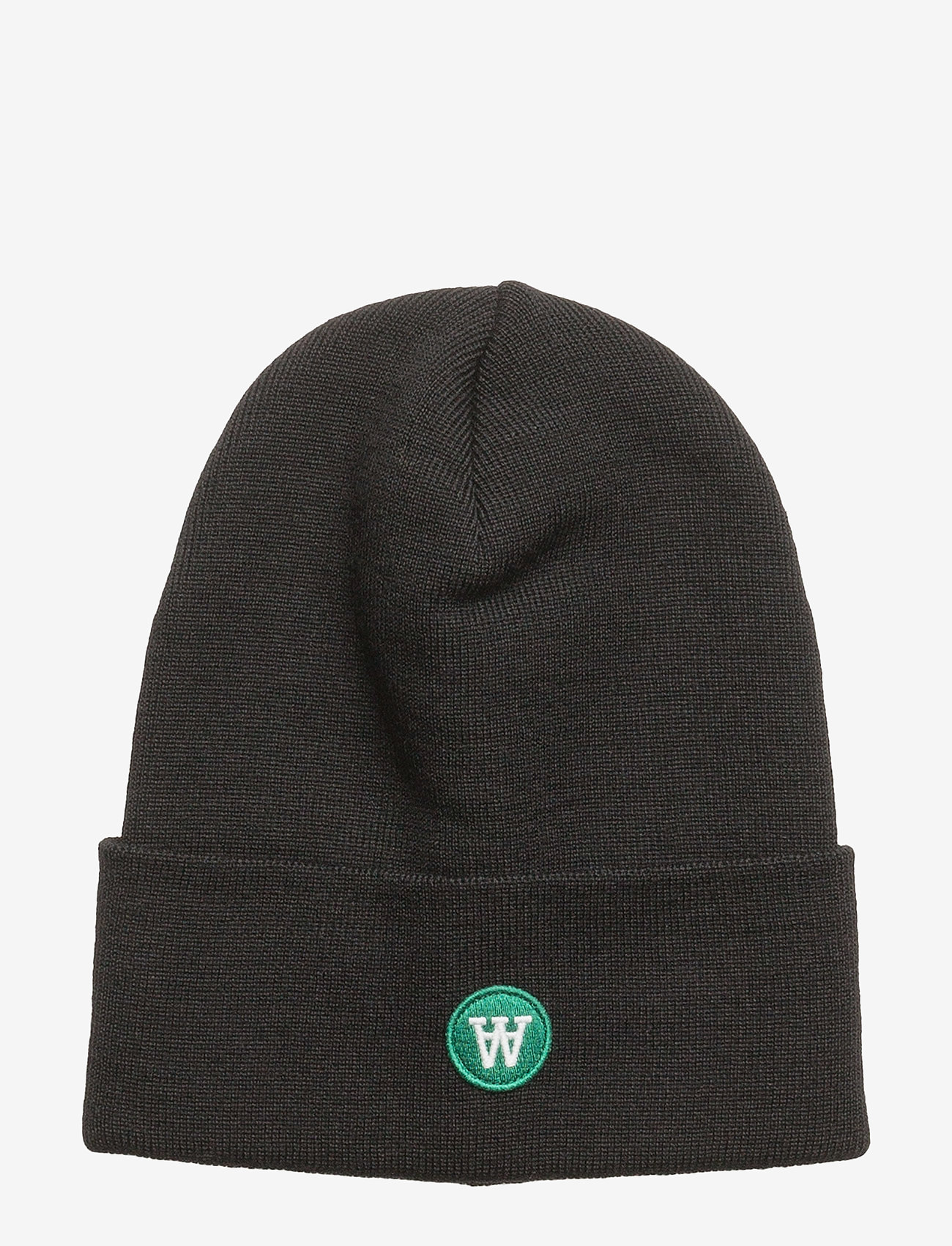 Double A by Wood Wood - Gerald tall beanie - beanies - black - 0