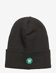 Double A by Wood Wood - Gerald tall beanie - beanies - black - 0