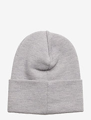 Double A by Wood Wood - Gerald tall beanie - beanies - grey melange - 1