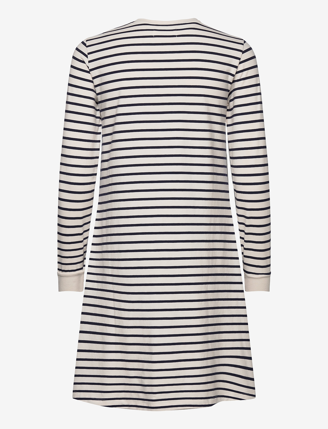 Double A by Wood Wood - Isa dress - sweatshirtkjoler - off-white/navy stripes - 1