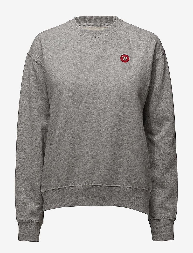 WOOD WOOD - Jess sweatshirt - sweatshirts - grey melange - 0