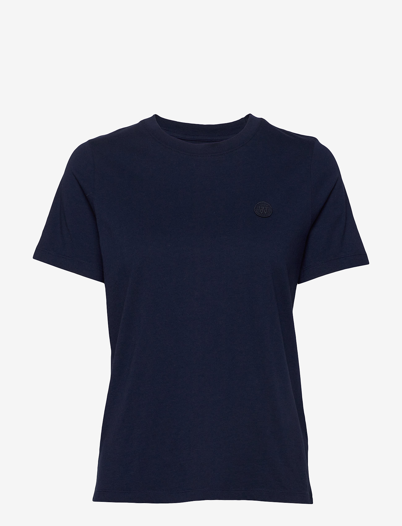 Double A by Wood Wood - Mia T-shirt - t-shirts & tops - navy - 0