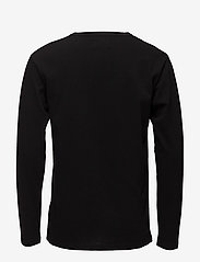 Double A by Wood Wood - Mel long sleeve - langærmede t-shirts - black - 1