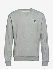 Double A by Wood Wood - Tye sweatshirt - sweatshirts - grey melange - 0