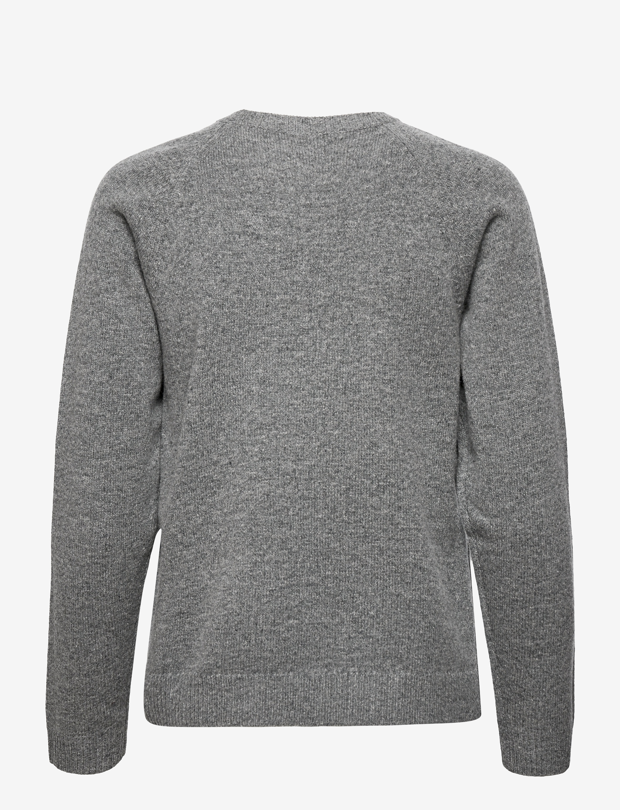 Double A by Wood Wood - Asta lambswool jumper - grey melange - 1