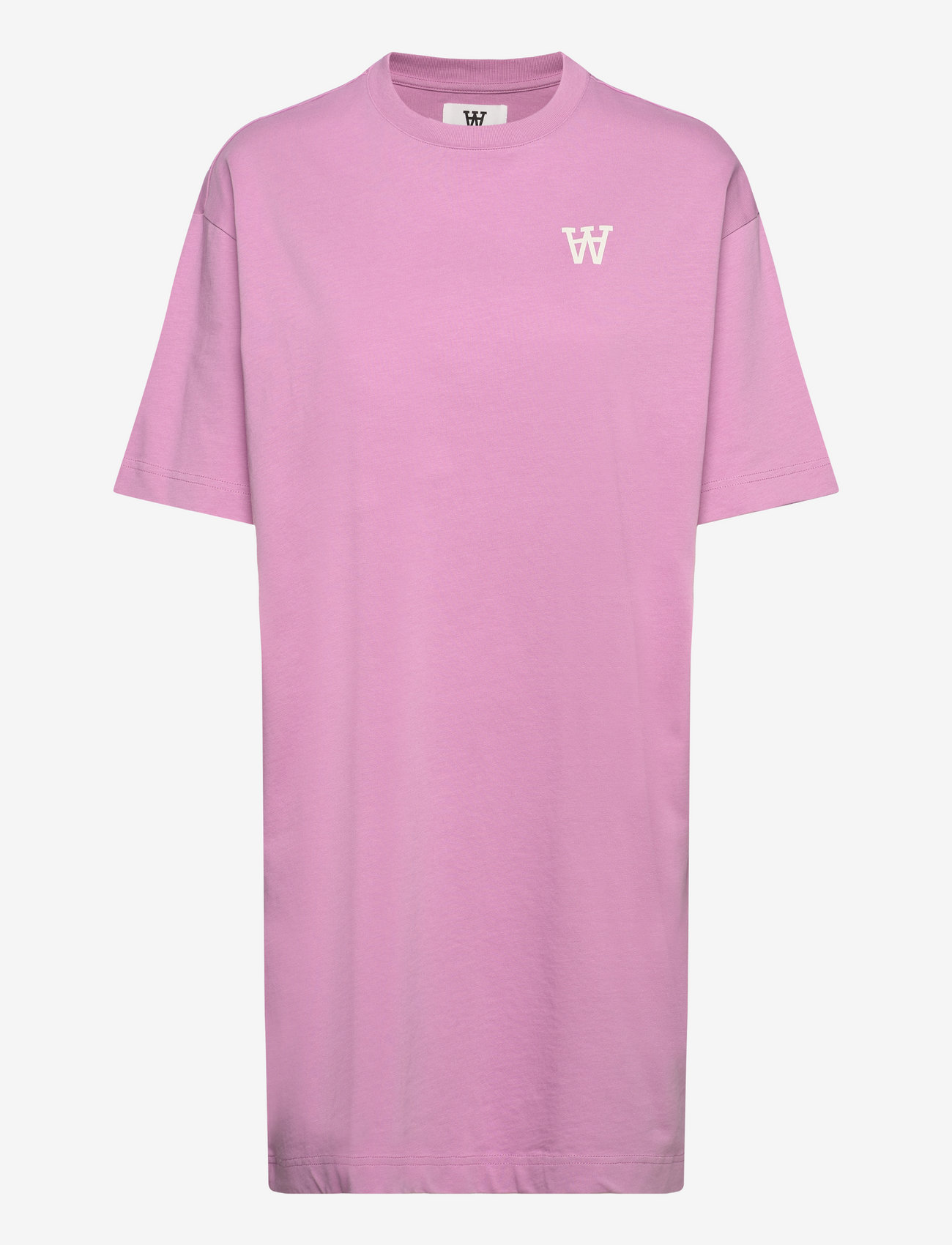 Double A by Wood Wood - Ulla AA dress - t-shirt dresses - rosy lavender - 0