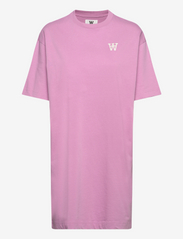 Double A by Wood Wood - Ulla AA dress - t-shirt dresses - rosy lavender - 0