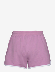 Double A by Wood Wood - Tia stacked logo retro shorts - dresowe szorty - rosy lavender - 1