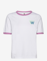 Fia stacked logo T-shirt - WHITE