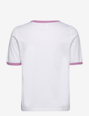 Double A by Wood Wood - Fia stacked logo T-shirt - marškinėliai - white - 1
