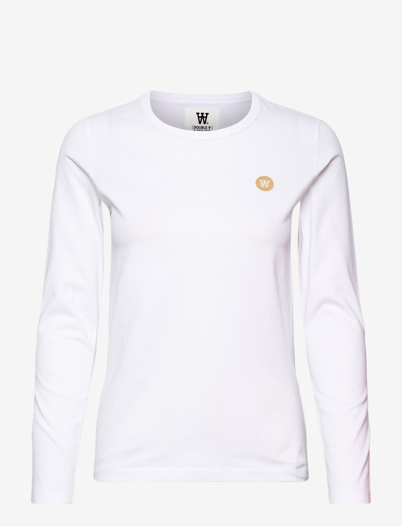 Double A by Wood Wood - Moa long sleeve - langærmede toppe - white - 0