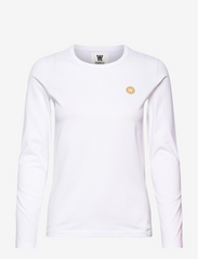 Double A by Wood Wood - Moa long sleeve - t-shirt & tops - white - 0