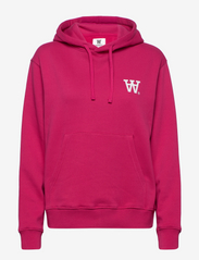Double A by Wood Wood - Jenn hoodie - sporta džemperi un džemperi ar kapuci - pink - 0
