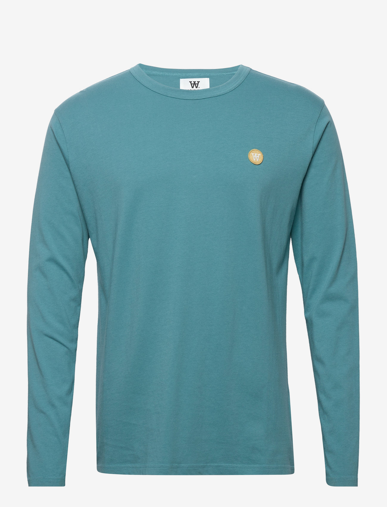Double A by Wood Wood - Mel long sleeve - t-shirts - teal - 0