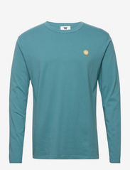 Double A by Wood Wood - Mel long sleeve - t-shirts - teal - 0