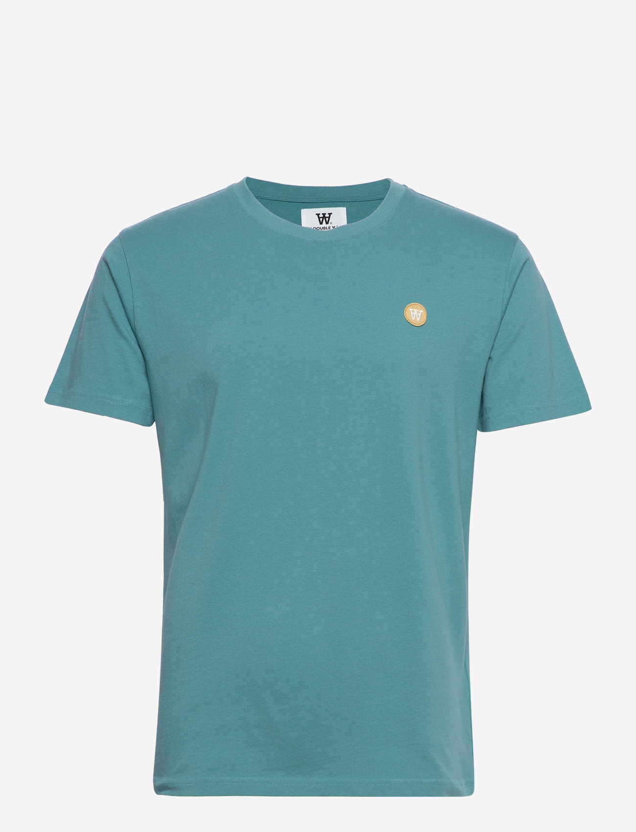Double A by Wood Wood - Ace T-shirt - kortermede t-skjorter - teal - 0