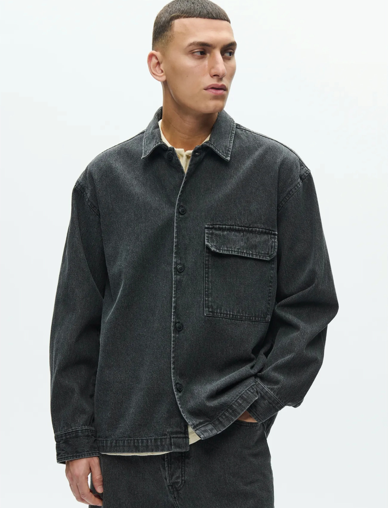 WOOD WOOD Wwdavid Overshirt 25354 - - L 1